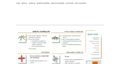 Desktop Screenshot of geneticcounselling.co.za